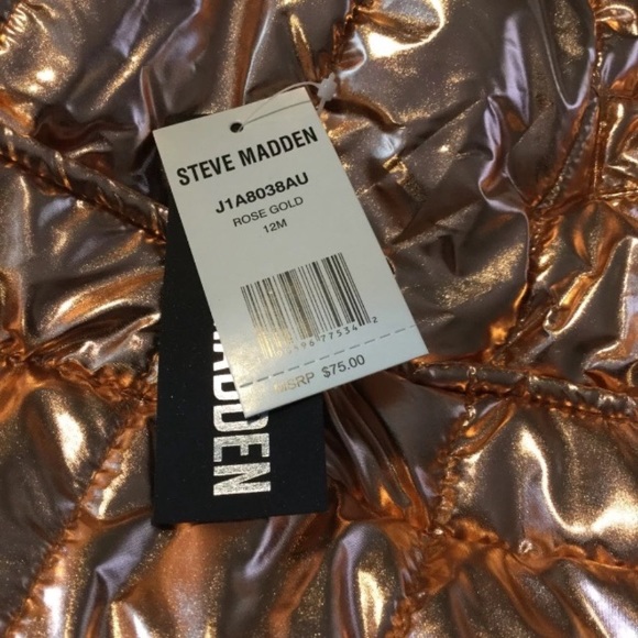 NEW Steve Madden Rose Gold 12 Month Jacket - Picture 3 of 3